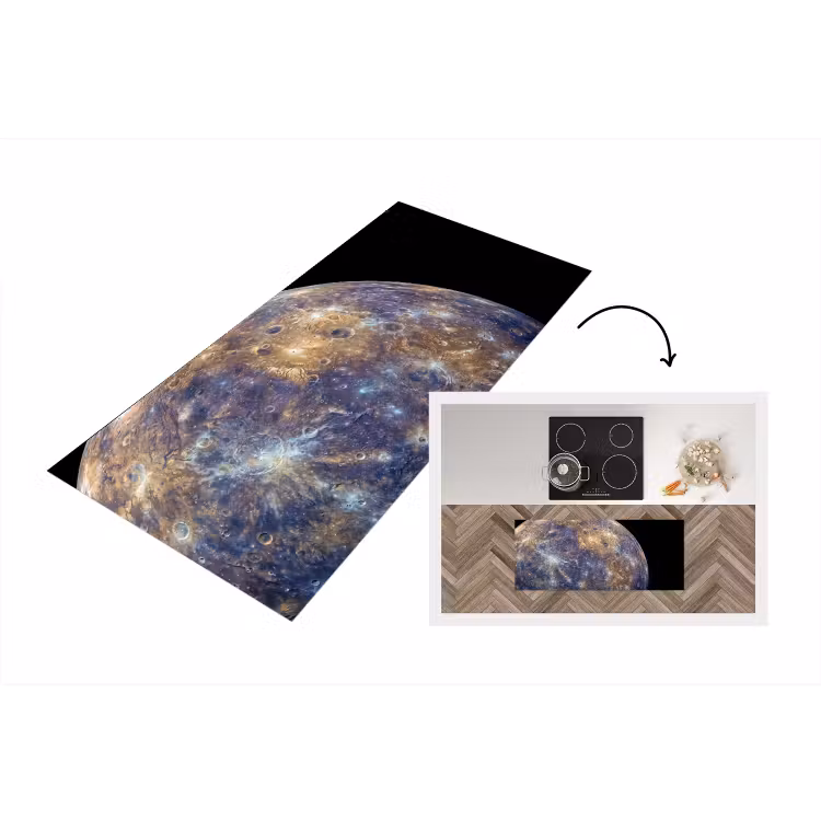 Keukenloper - Planeet - Kraters - Ruimte — 1