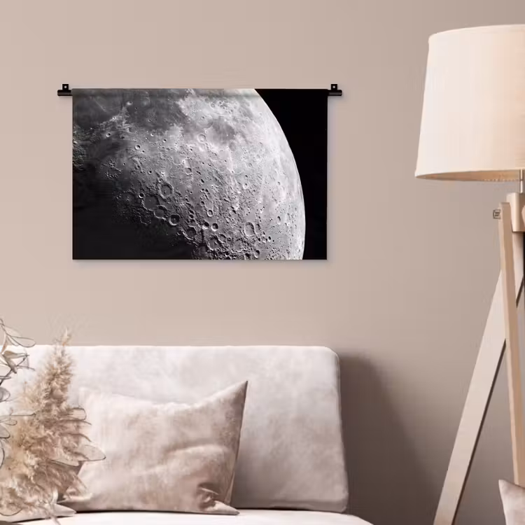 Wandkleed - Maan - Kraters - Ruimte — 2