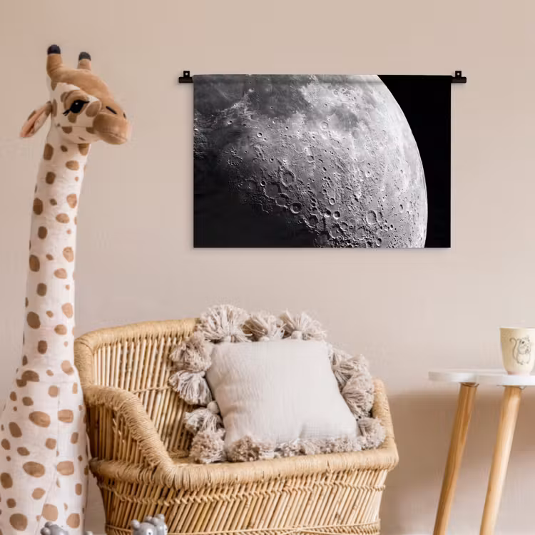 Wandkleed - Maan - Kraters - Ruimte — 5