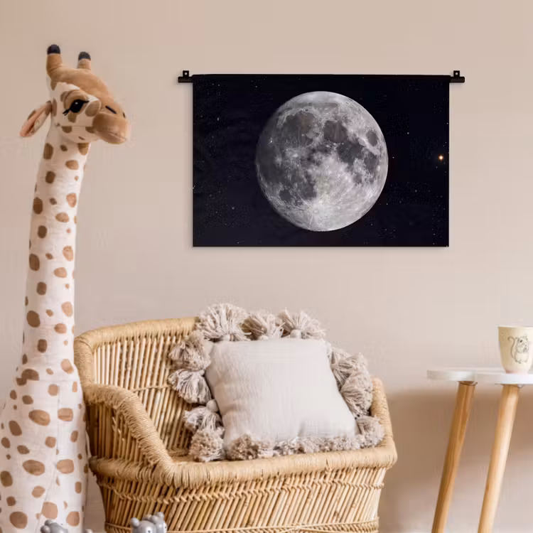 Wandkleed - Maan - Sterren - Ruimte — 5