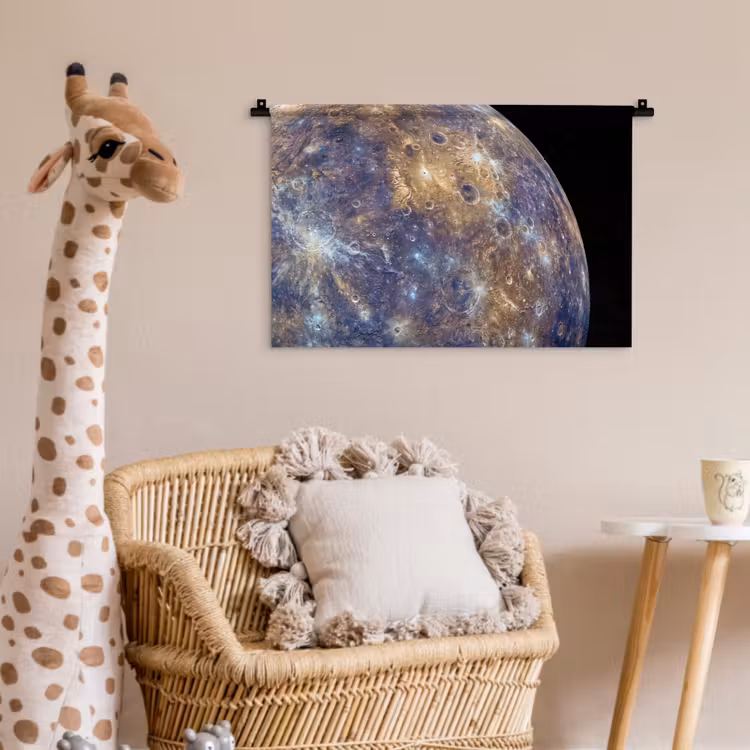 Wandkleed - Planeet - Kraters - Ruimte — 5