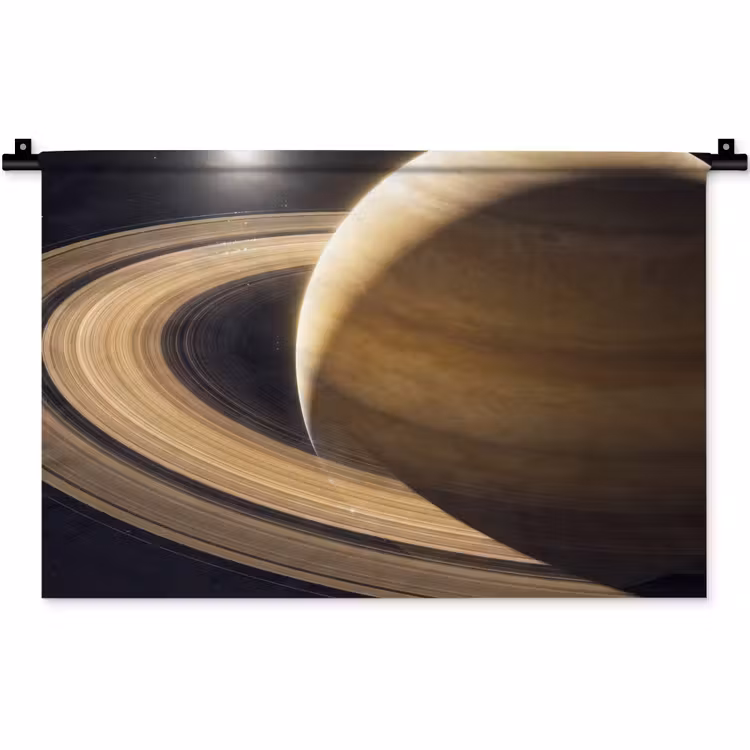 Wandkleed - Planeet - Ringen - Ruimte — 1
