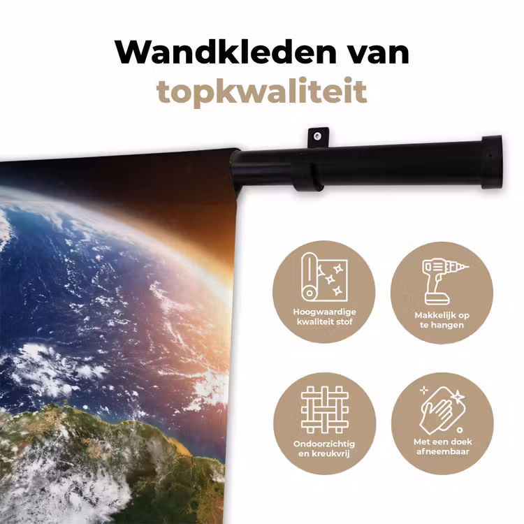 Wandkleed - Planeet - Ruimte - Kosmos — 3