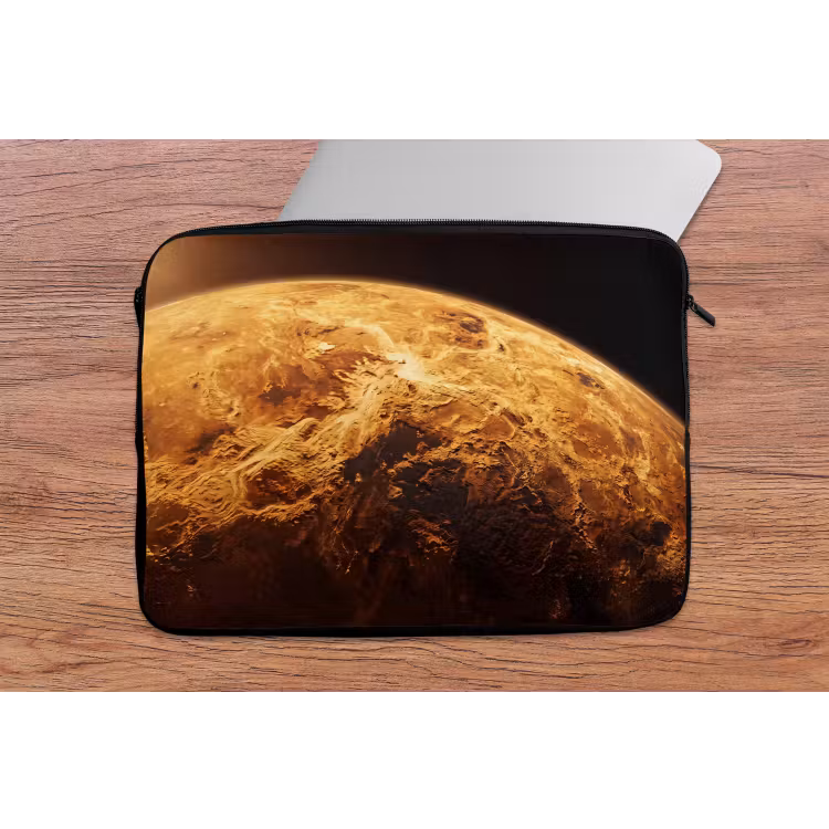 Laptophoes - Planeet - Ruimte - Oranje — 2