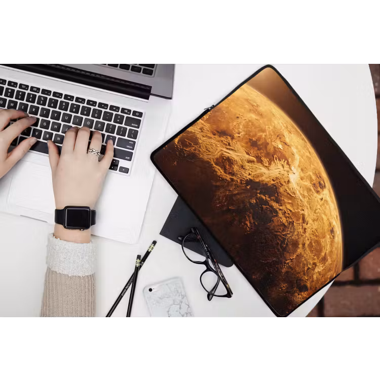 Laptophoes - Planeet - Ruimte - Oranje — 3