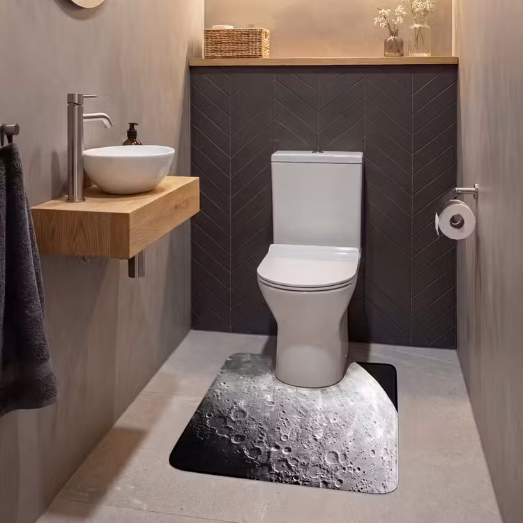 Wc Mat - Maan - Kraters - Ruimte — 2