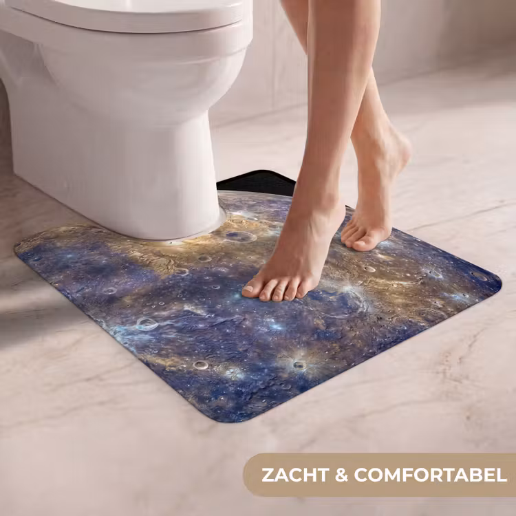 Wc Mat - Planeet - Kraters - Ruimte — 5