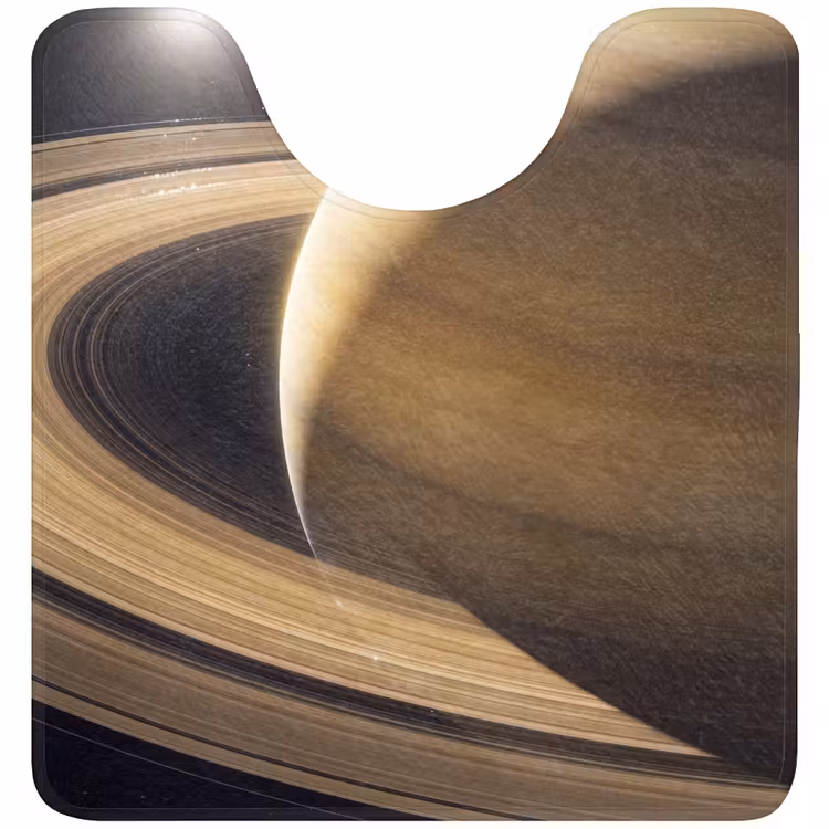 Wc Mat - Planeet - Ringen - Ruimte — 1