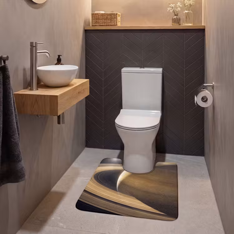 Wc Mat - Planeet - Ringen - Ruimte — 2