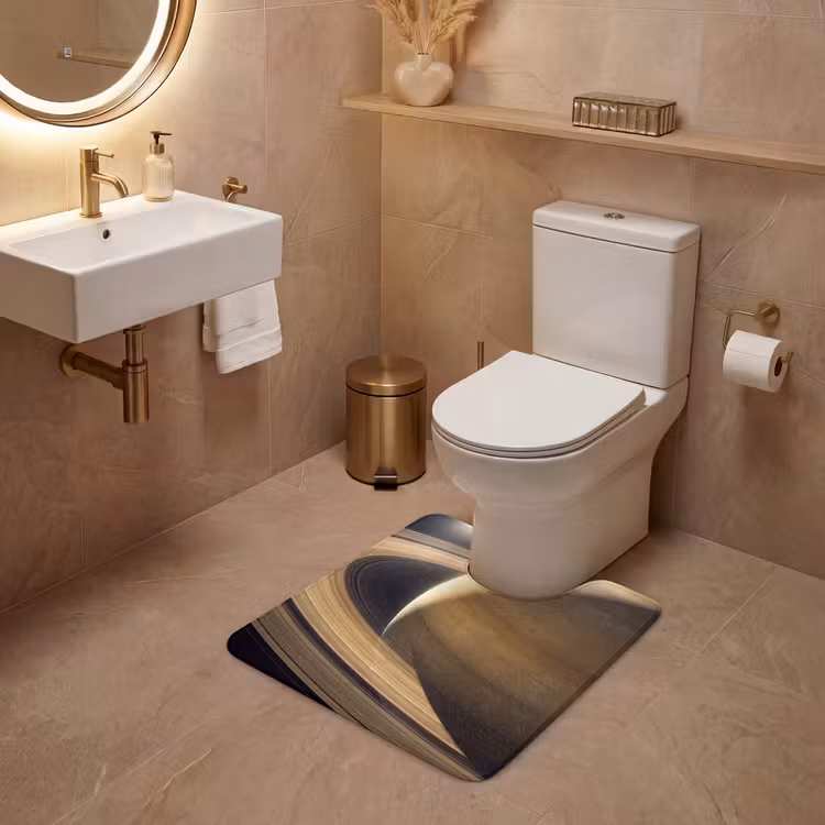 Wc Mat - Planeet - Ringen - Ruimte — 3