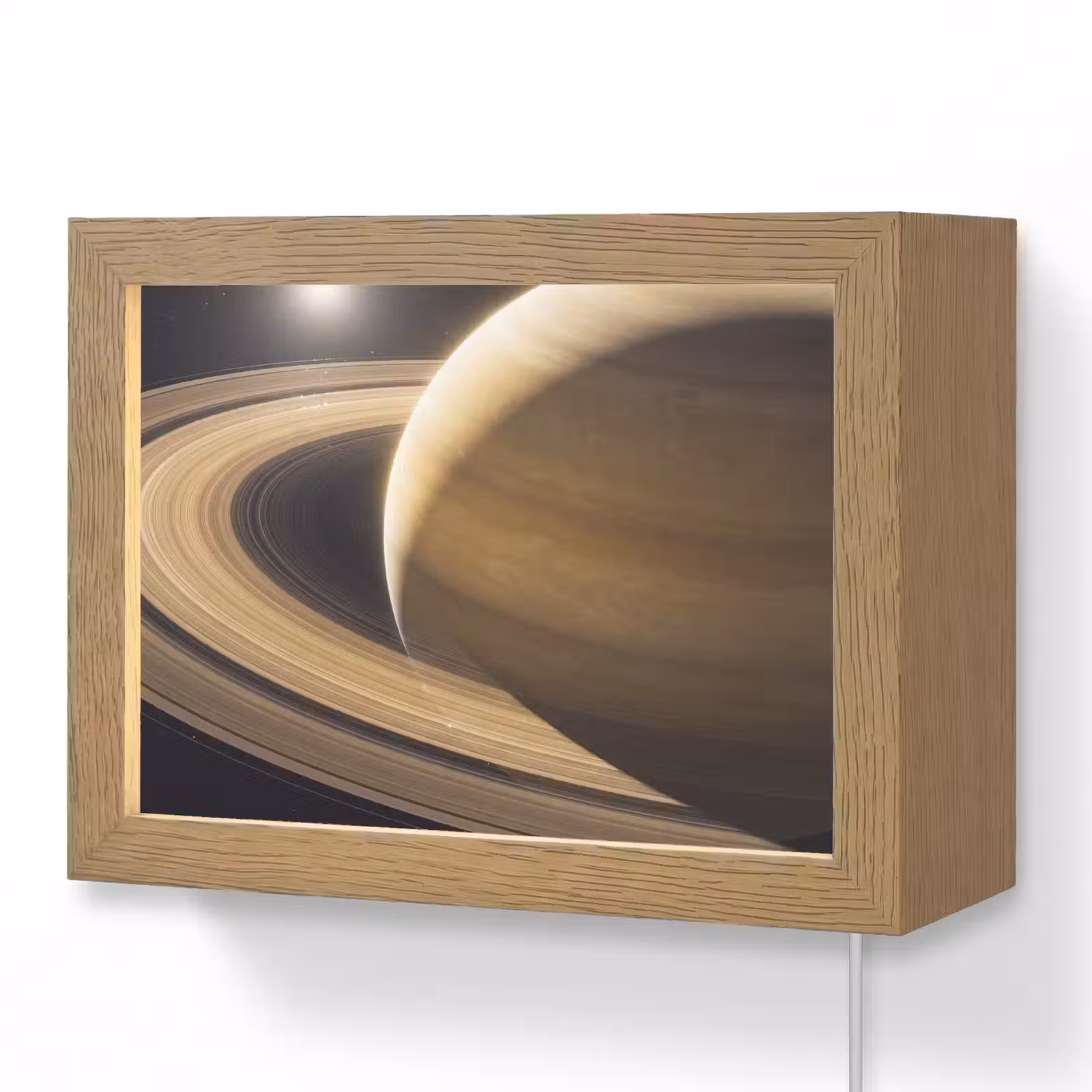 Lightbox - Wandlamp - Planeet - Ringen - Ruimte — 1