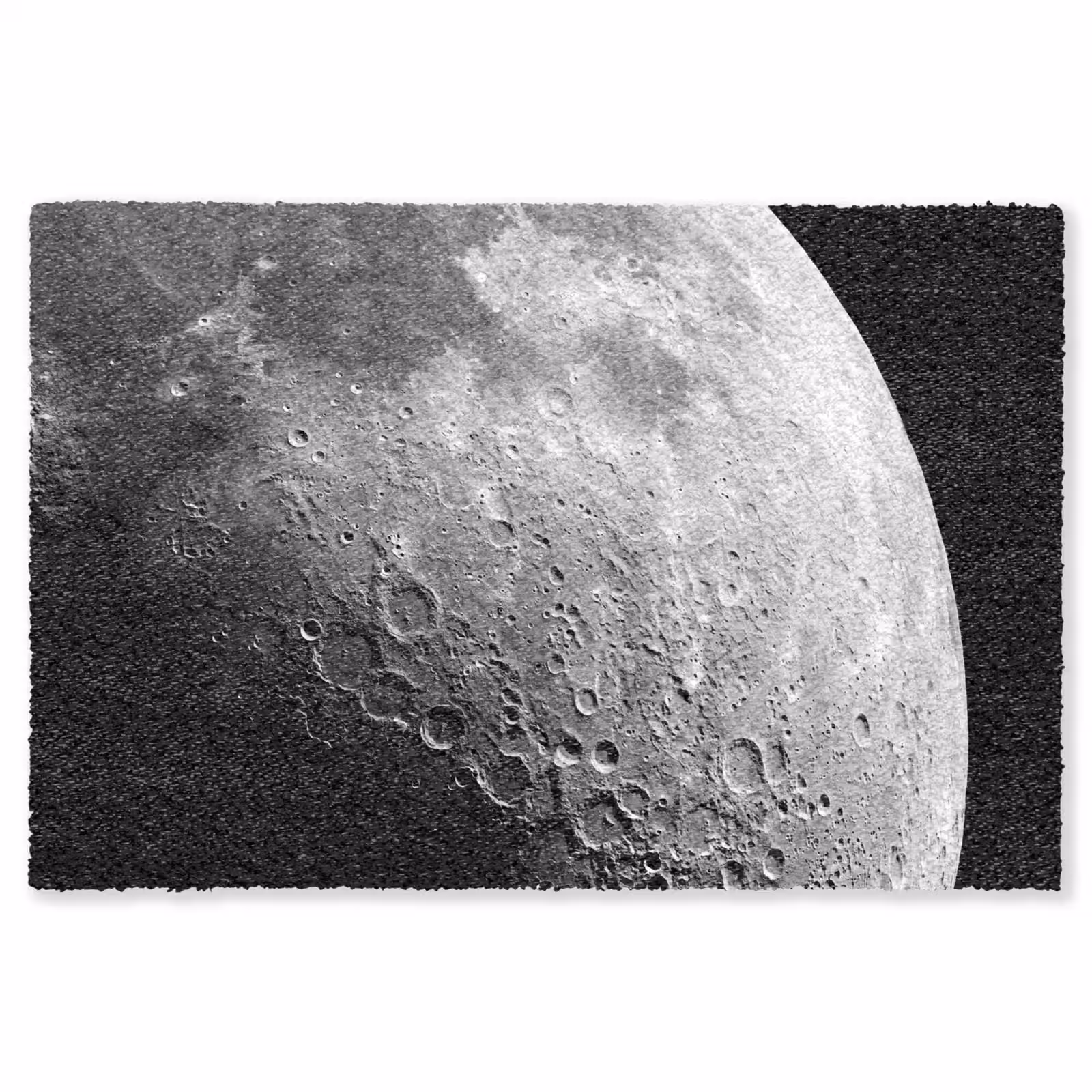 Vloerkleed - Maan - Kraters - Ruimte — 1