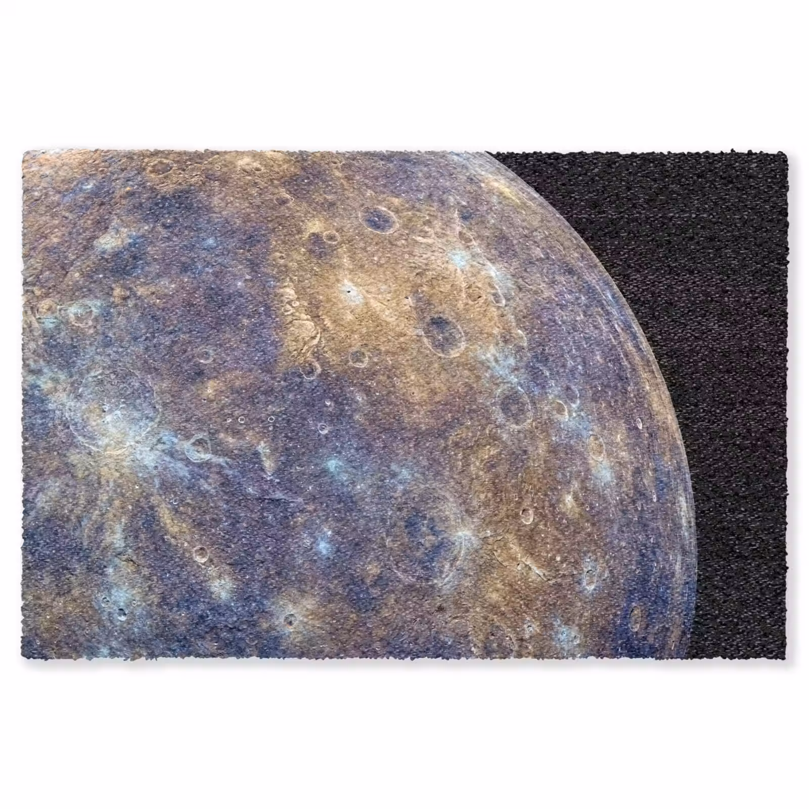 Vloerkleed - Planeet - Kraters - Ruimte — 1