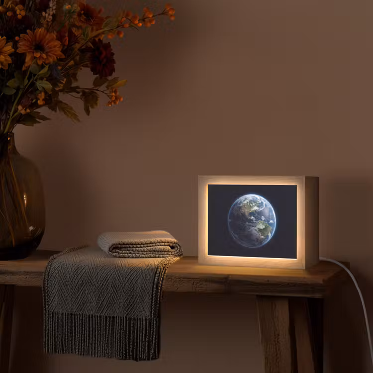 Lightbox - Wandlamp - Aarde - Ruimte - Kosmos — 5