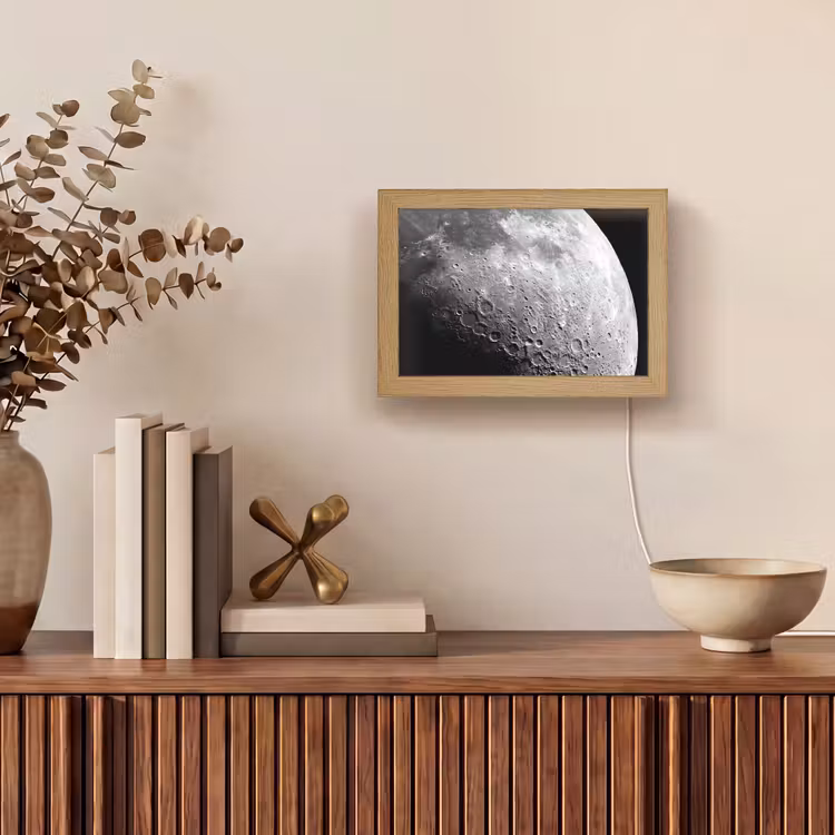 Lightbox - Wandlamp - Maan - Kraters - Ruimte — 4