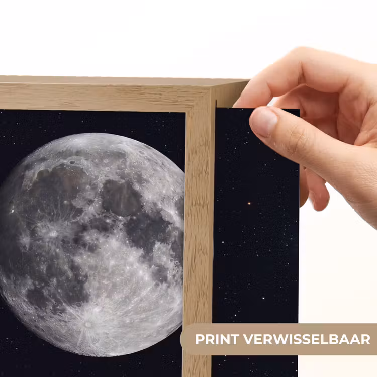Lightbox - Wandlamp - Maan - Sterren - Ruimte — 6