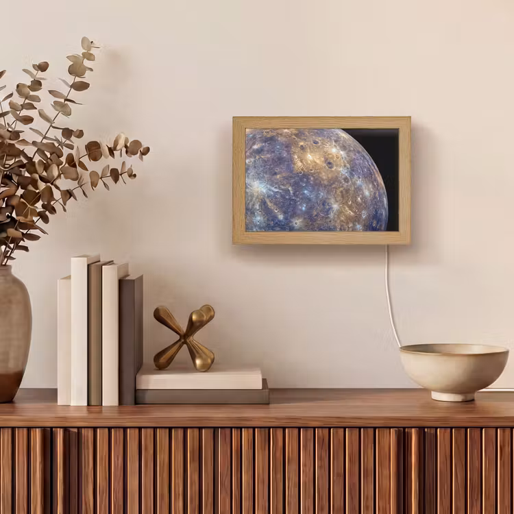 Lightbox - Wandlamp - Planeet - Kraters - Ruimte — 4