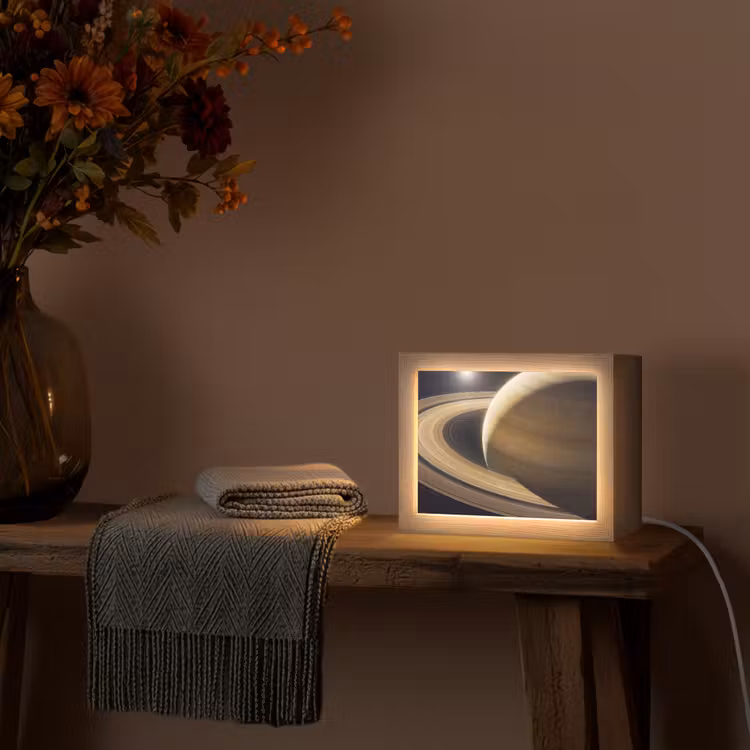 Lightbox - Wandlamp - Planeet - Ringen - Ruimte — 5