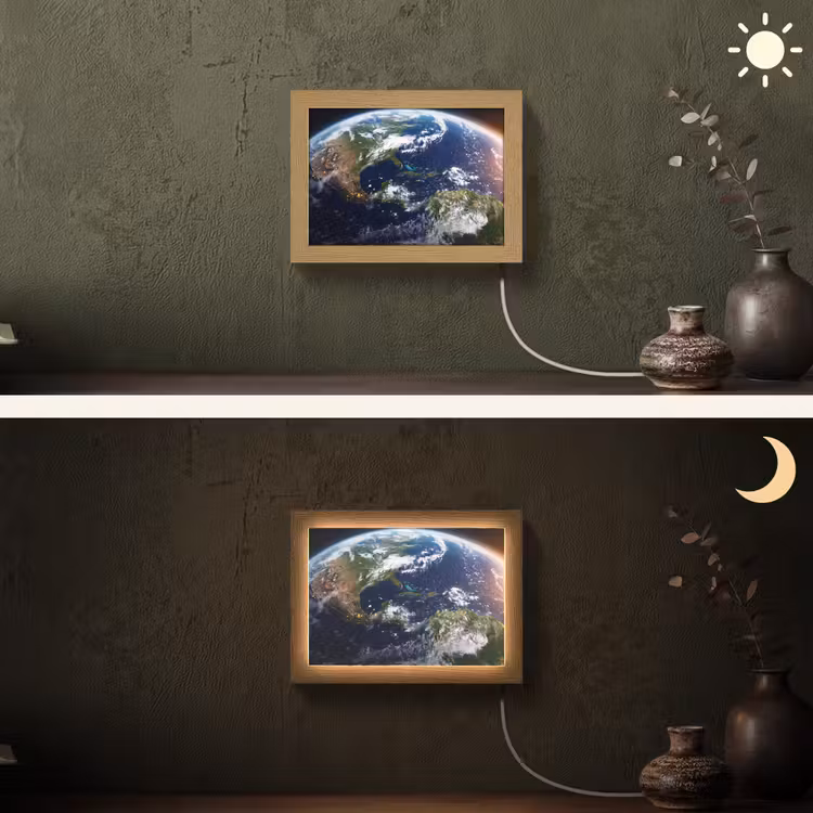 Lightbox - Wandlamp - Planeet - Ruimte - Kosmos — 3