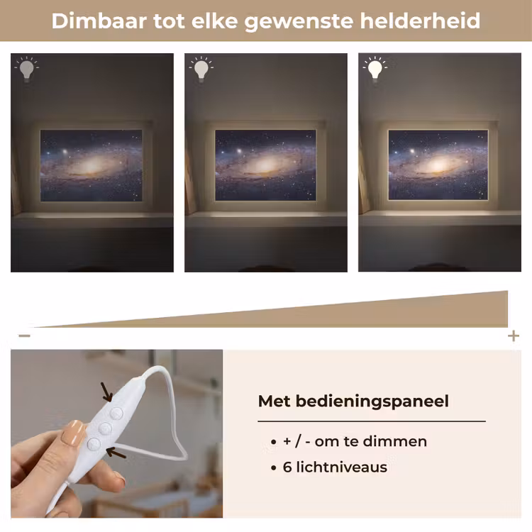 Lightbox - Wandlamp - Sterrenstelsel - Ruimte - Kosmos — 8