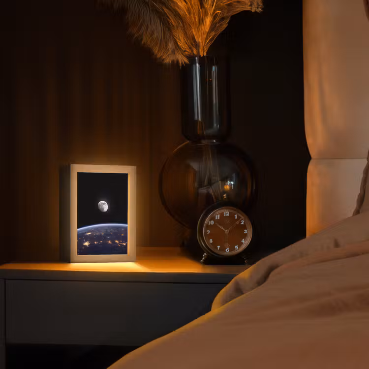 Tafellamp - Aarde - Nacht - Ruimte — 2