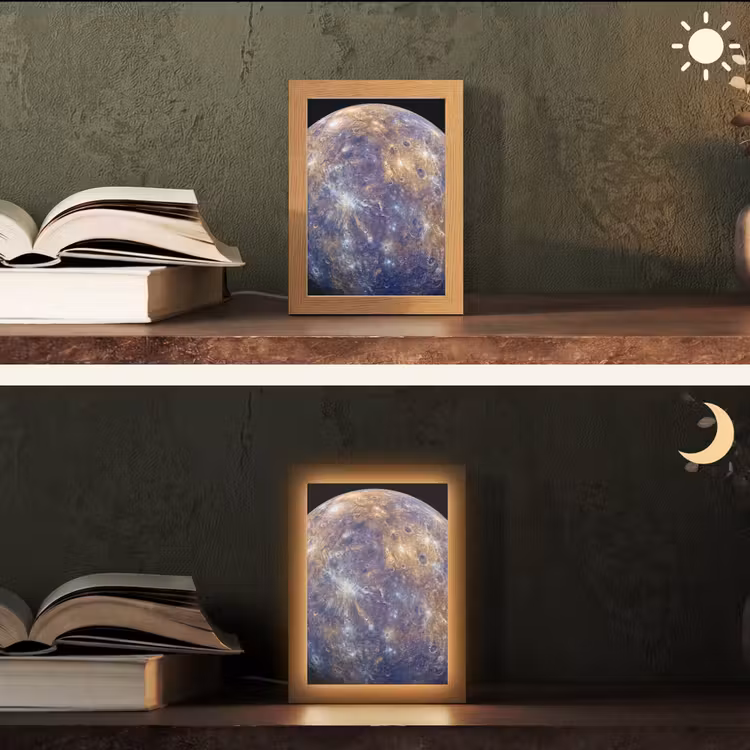 Tafellamp - Planeet - Kraters - Ruimte — 5