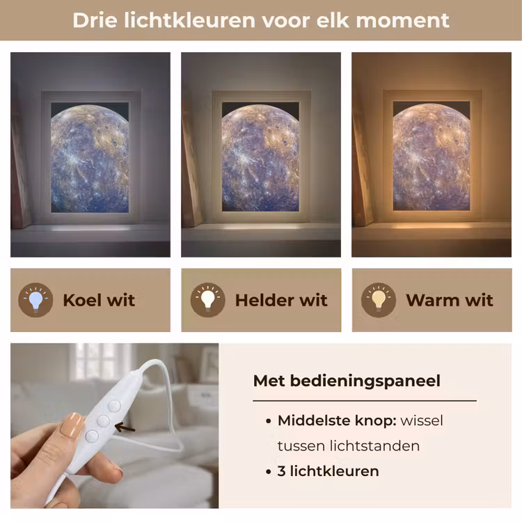 Tafellamp - Planeet - Kraters - Ruimte — 6