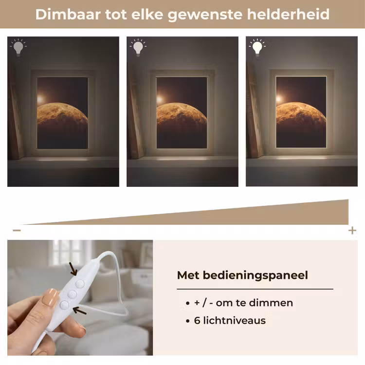 Tafellamp - Planeet - Ruimte - Oranje — 8
