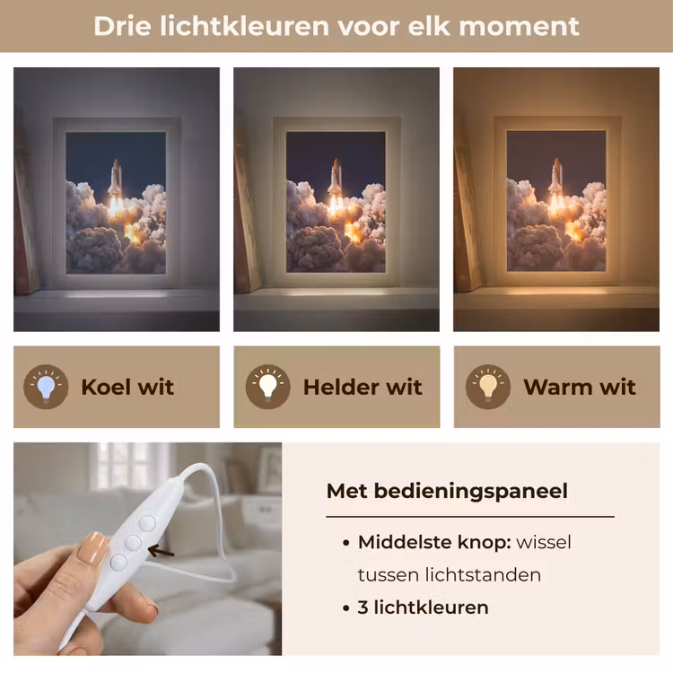 Tafellamp - Ruimtevaartuig - Lancering - Sterren — 6