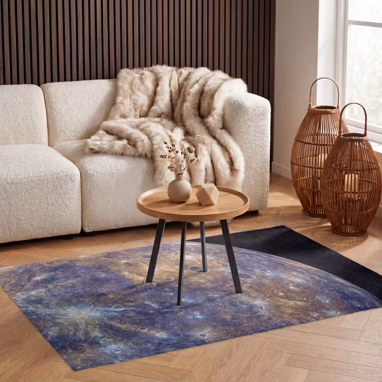 Vloerkleed - Planeet - Kraters - Ruimte — 3