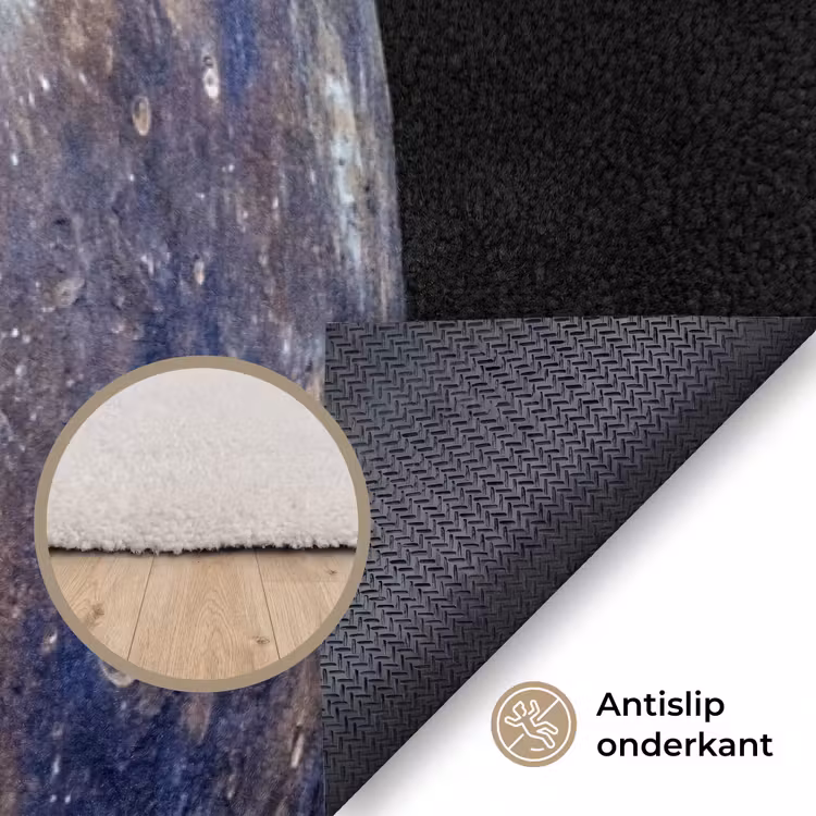 Vloerkleed - Planeet - Kraters - Ruimte — 4