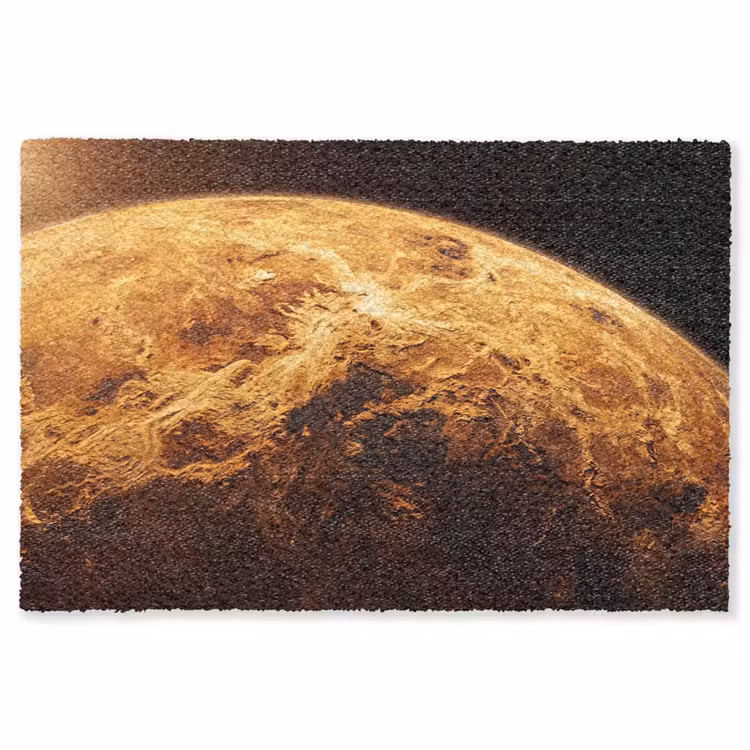 Vloerkleed - Planeet - Ruimte - Oranje — 1