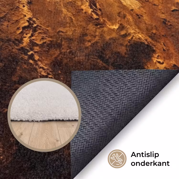 Vloerkleed - Planeet - Ruimte - Oranje — 4