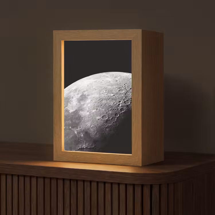 Tafellamp - Maan - Kraters - Ruimte — 1