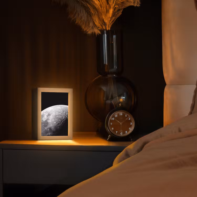 Tafellamp - Maan - Kraters - Ruimte — 2