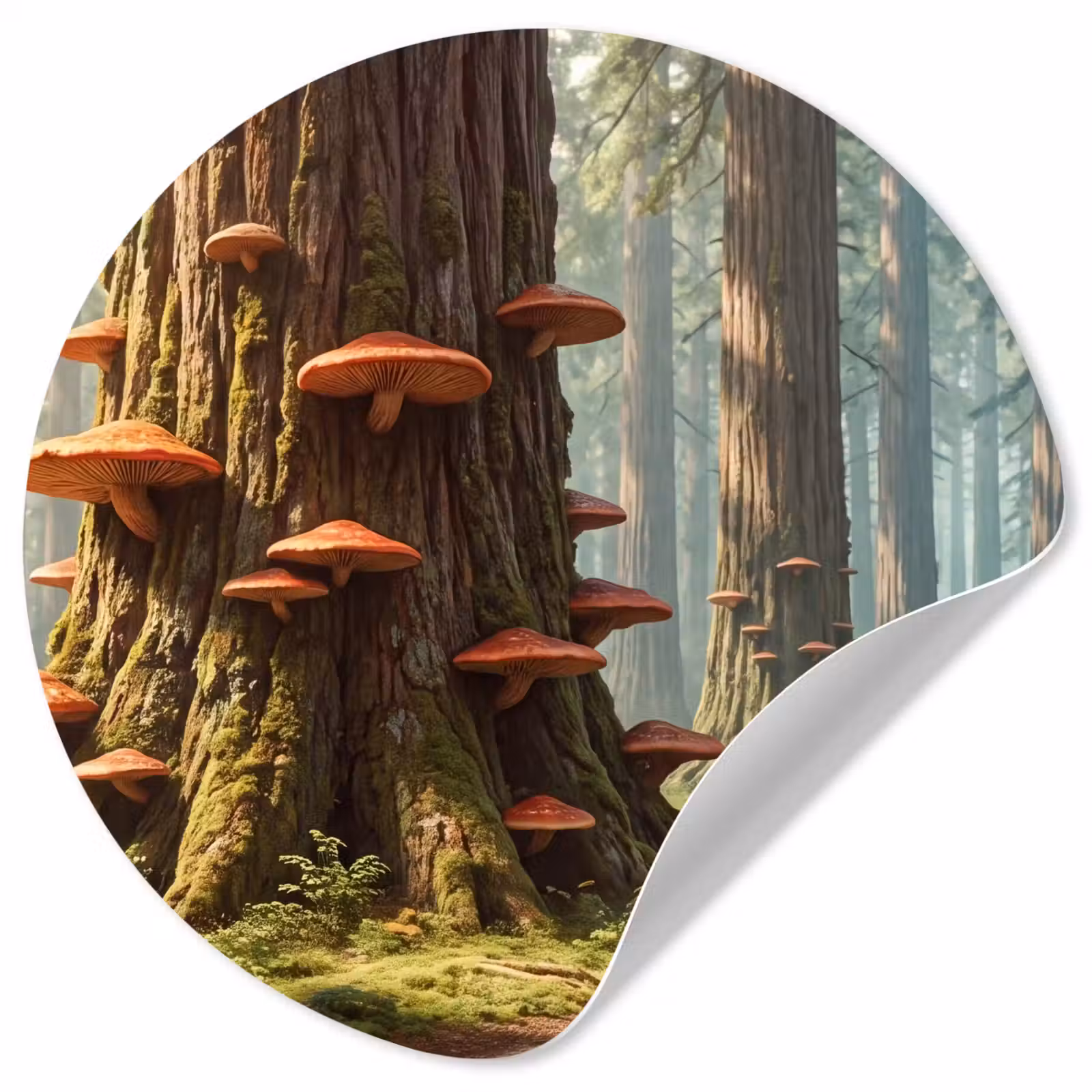 Behangcirkel - Bos - Bomen - Natuur — 1