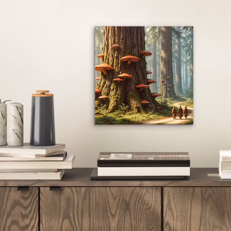 Aluminium schilderij - Bos - Bomen - Natuur — 2