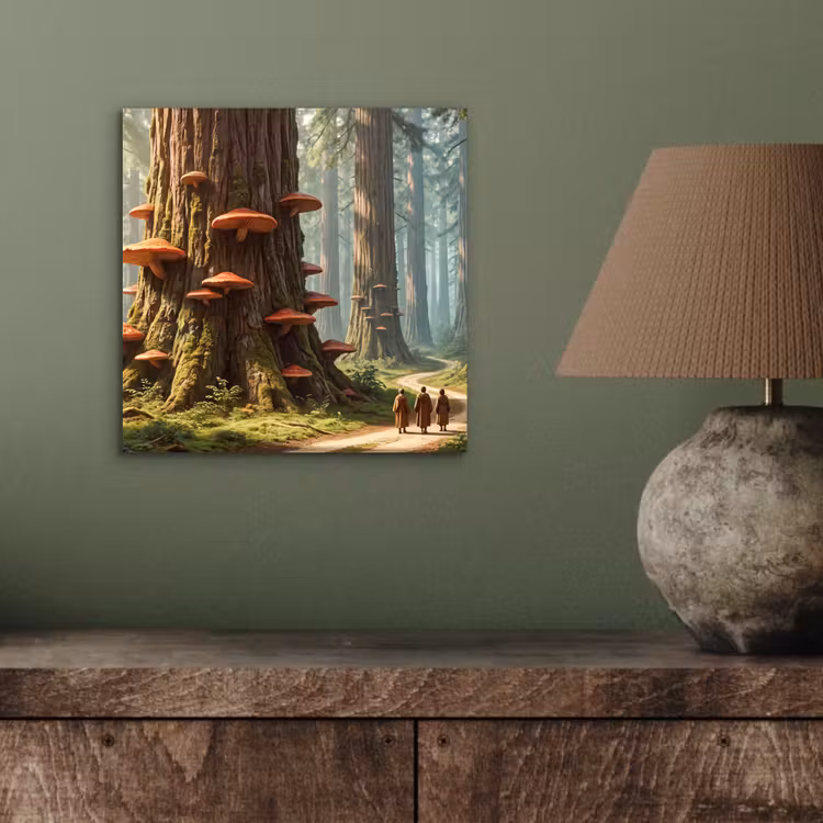 Aluminium schilderij - Bos - Bomen - Natuur — 3
