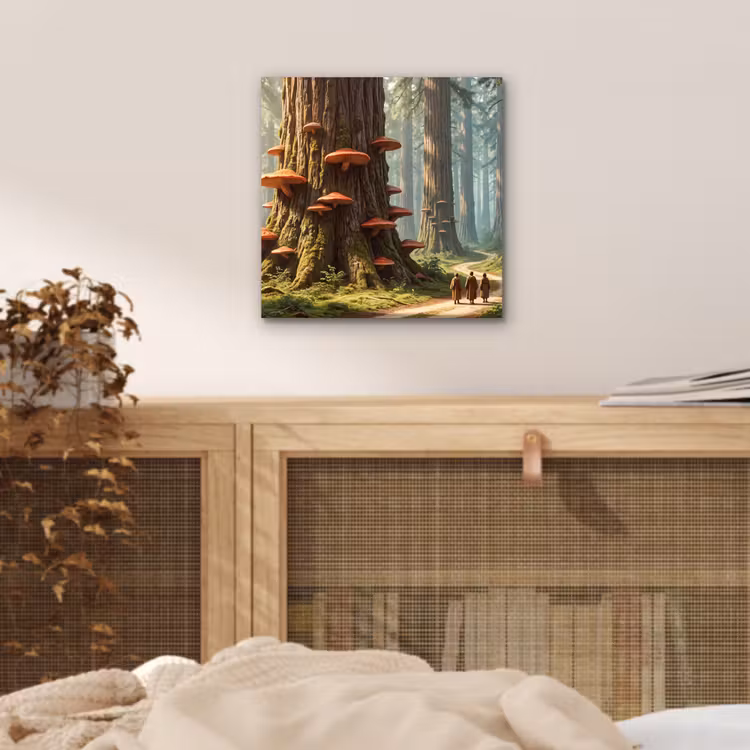 Aluminium schilderij - Bos - Bomen - Natuur — 4