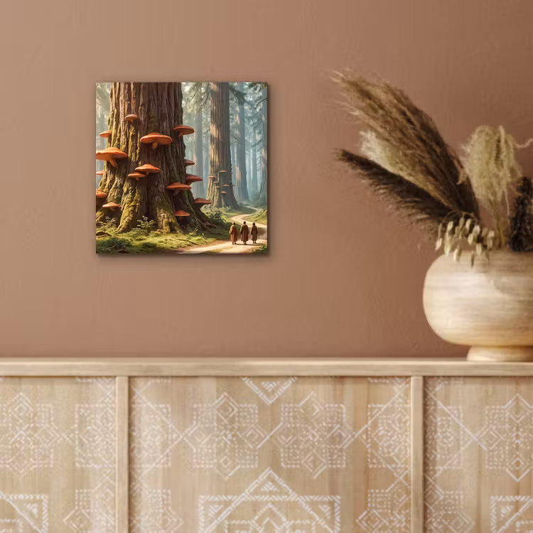 Aluminium schilderij - Bos - Bomen - Natuur — 5