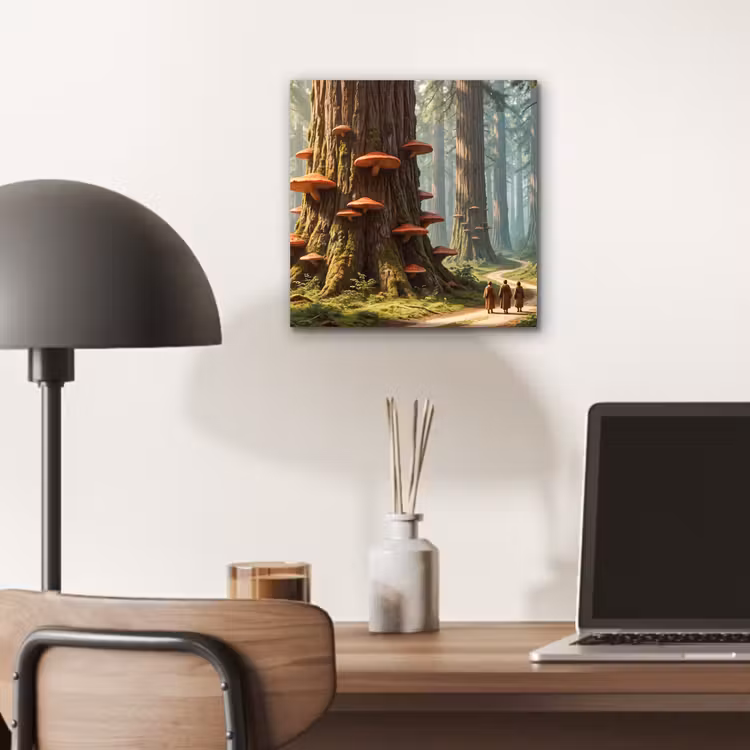 Aluminium schilderij - Bos - Bomen - Natuur — 6