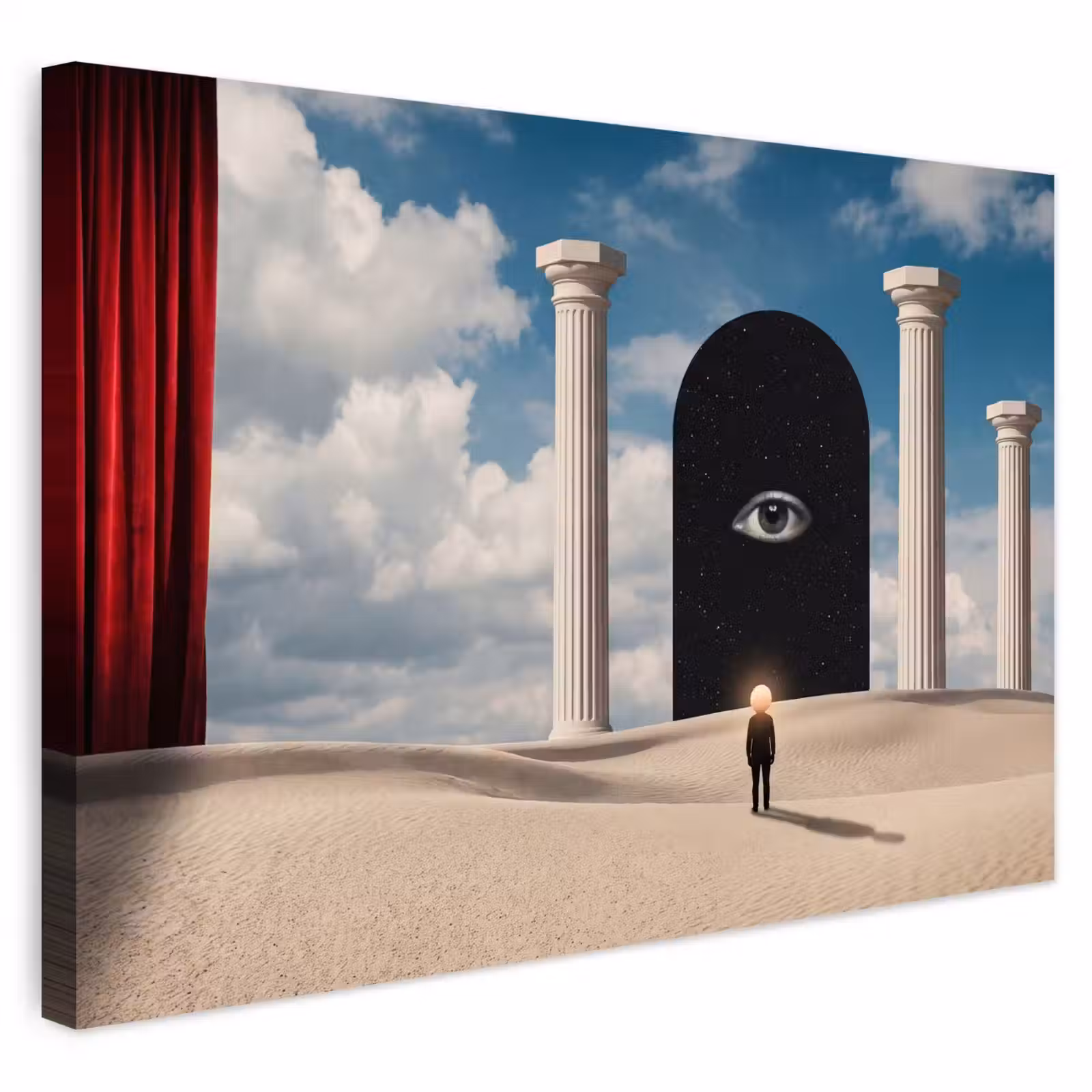 Buiten canvas - Droom - Woestijn - Oog — 1