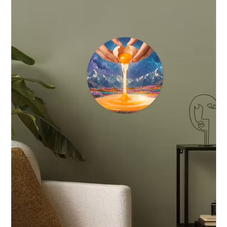 Behangcirkel - Handen - Ei - Surrealisme — 3