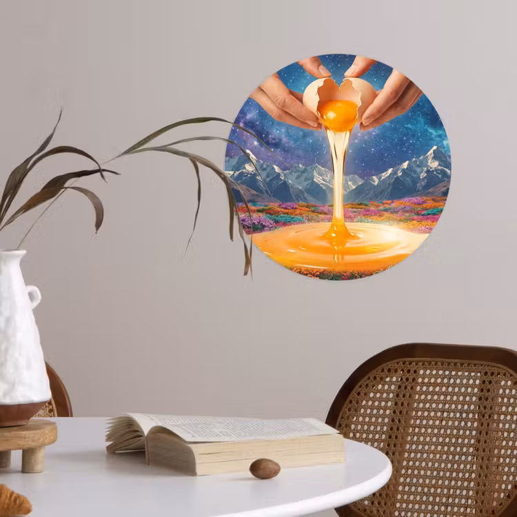 Behangcirkel - Handen - Ei - Surrealisme — 4
