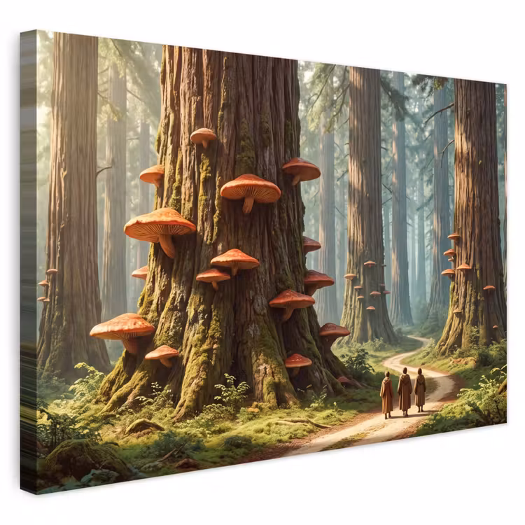 Buiten canvas - Bos - Bomen - Natuur — 1