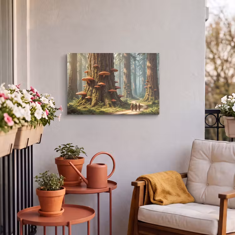 Buiten canvas - Bos - Bomen - Natuur — 3