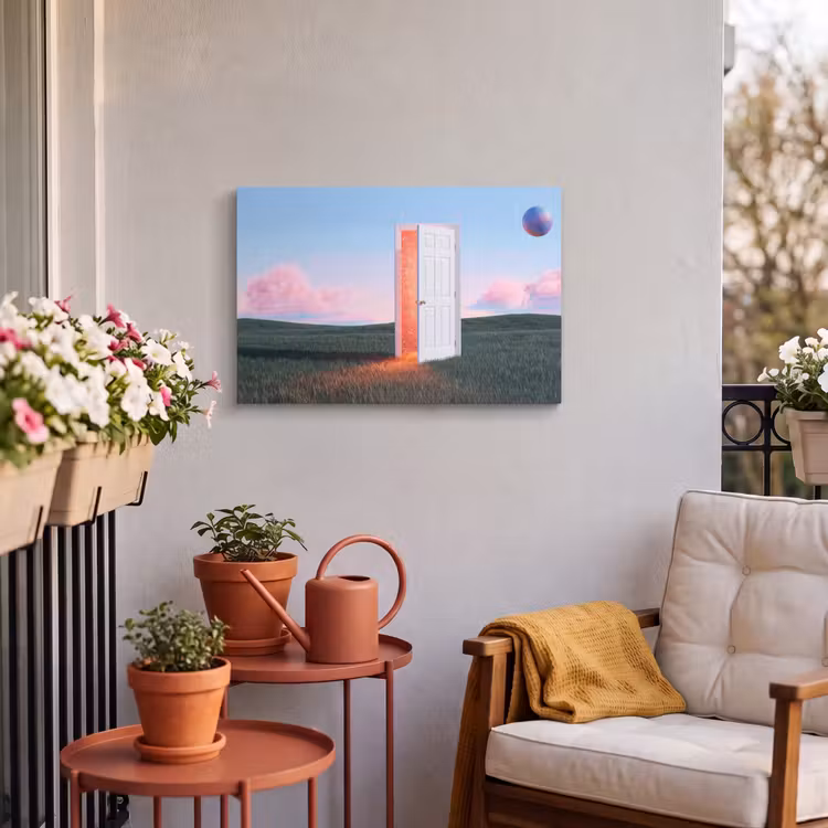 Buiten canvas - Deur - Fantasie - Ruimte — 3