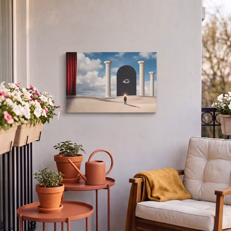 Buiten canvas - Droom - Woestijn - Oog — 3