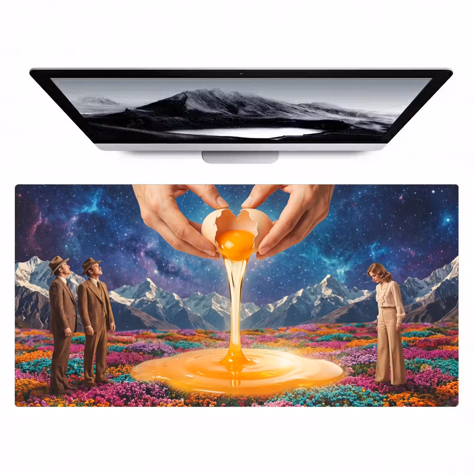 Bureau onderlegger - Handen - Ei - Surrealisme — 1
