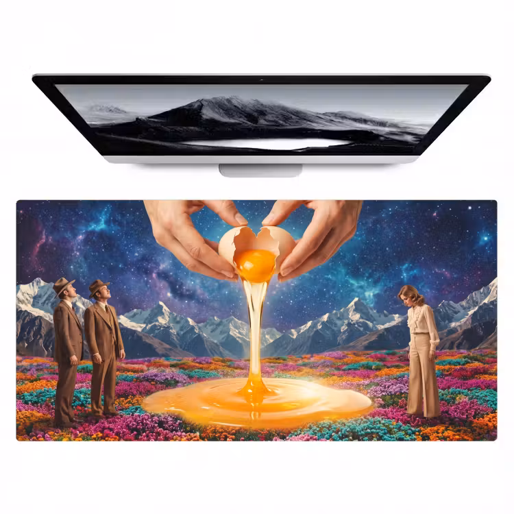 Bureau onderlegger - Handen - Ei - Surrealisme — 1